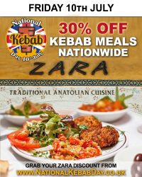 National Kebab Day Halal restaurant Zara Hampstead Heath