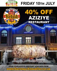 National Kebab Day aziziye-stoke-newington halal restaurant