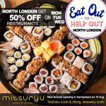 Eat Out To Help Out 50% off North London Restaurants Mitsurye