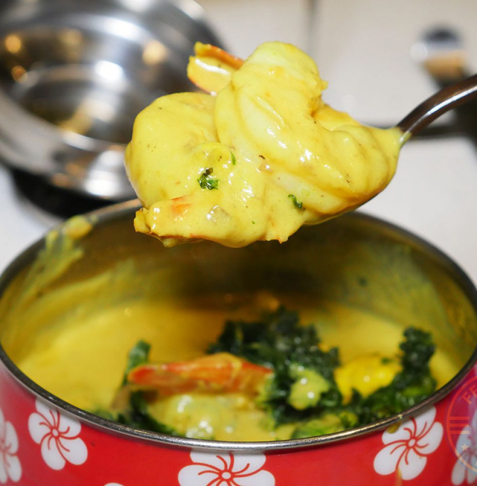 </strong>Chemmeem Theeyal</strong> – tiger prawn, green mango kale, idiyappam, £21.00