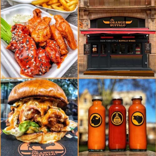 The Orange Buffalo Halal Chicken Wings London Soho
