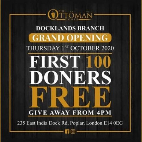 The Ottoman Doner Poplar Halal Kebab London