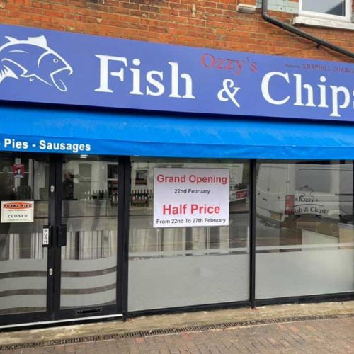 Ozzys Fish & Chips Halal Knaphill Woking