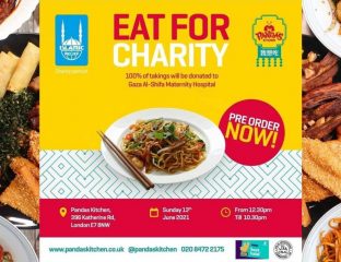 Panda's Kitchen Islamic Relief Halal Restaurant Gaza Strip Donation