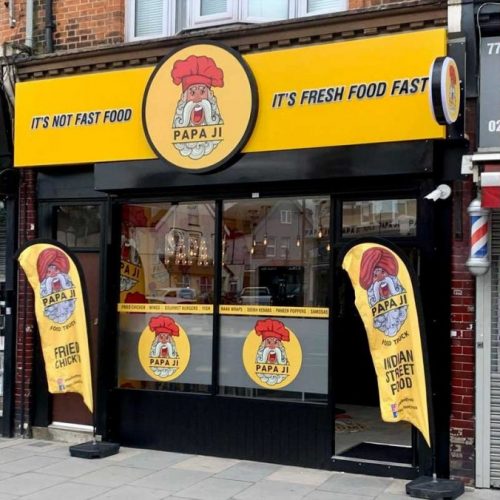 Papa Ji Halal Indian Food Truck Winchmore Hill London