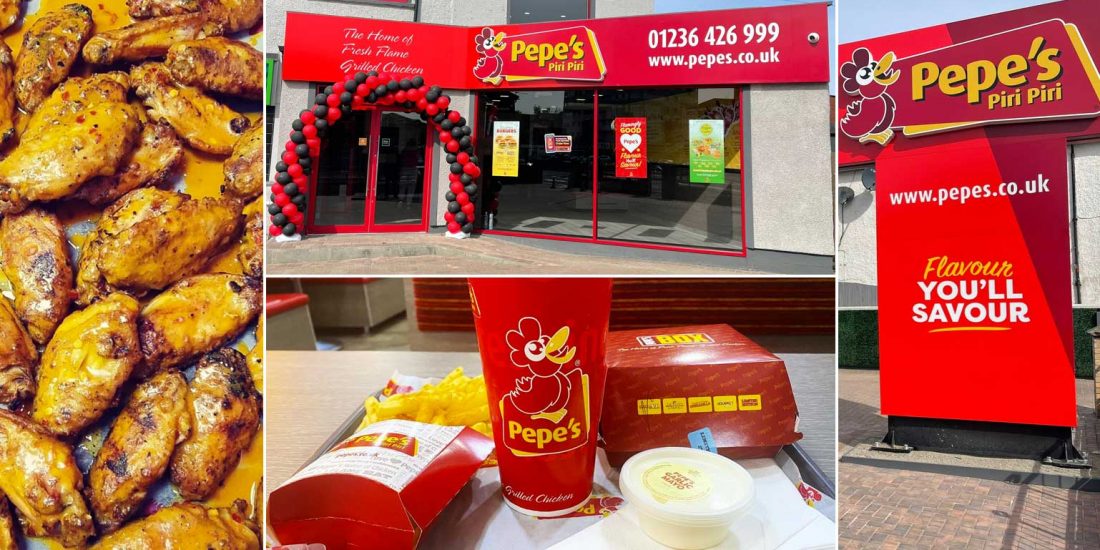50 off Pepe's Piri Piri launch in Scotland's Coatbridge Feed the Lion