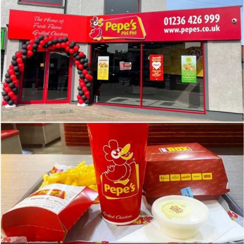 Pepe's Piri Piri Halal Chicken Restaurant Scotland Coatbridge
