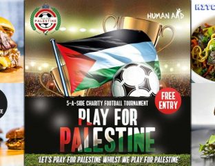 Play for Palestine Halal Food Human Aid Charity