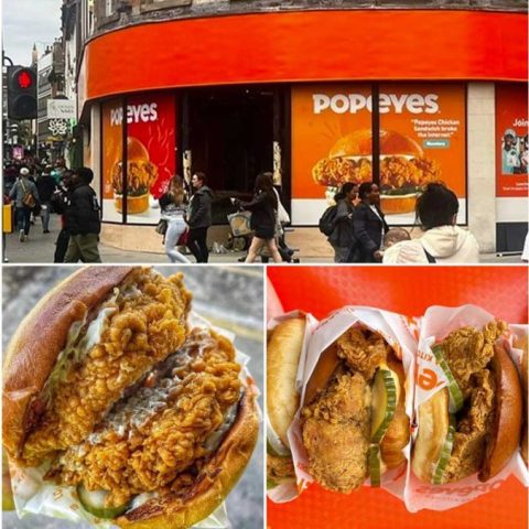 Popeyes Halal Chicken Louisiana Restaurant Glasgow Scotland