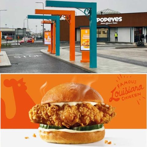 Popeyes Louisiana Kitchen Halal Chicken Restaurant Drive-thu Rotherham