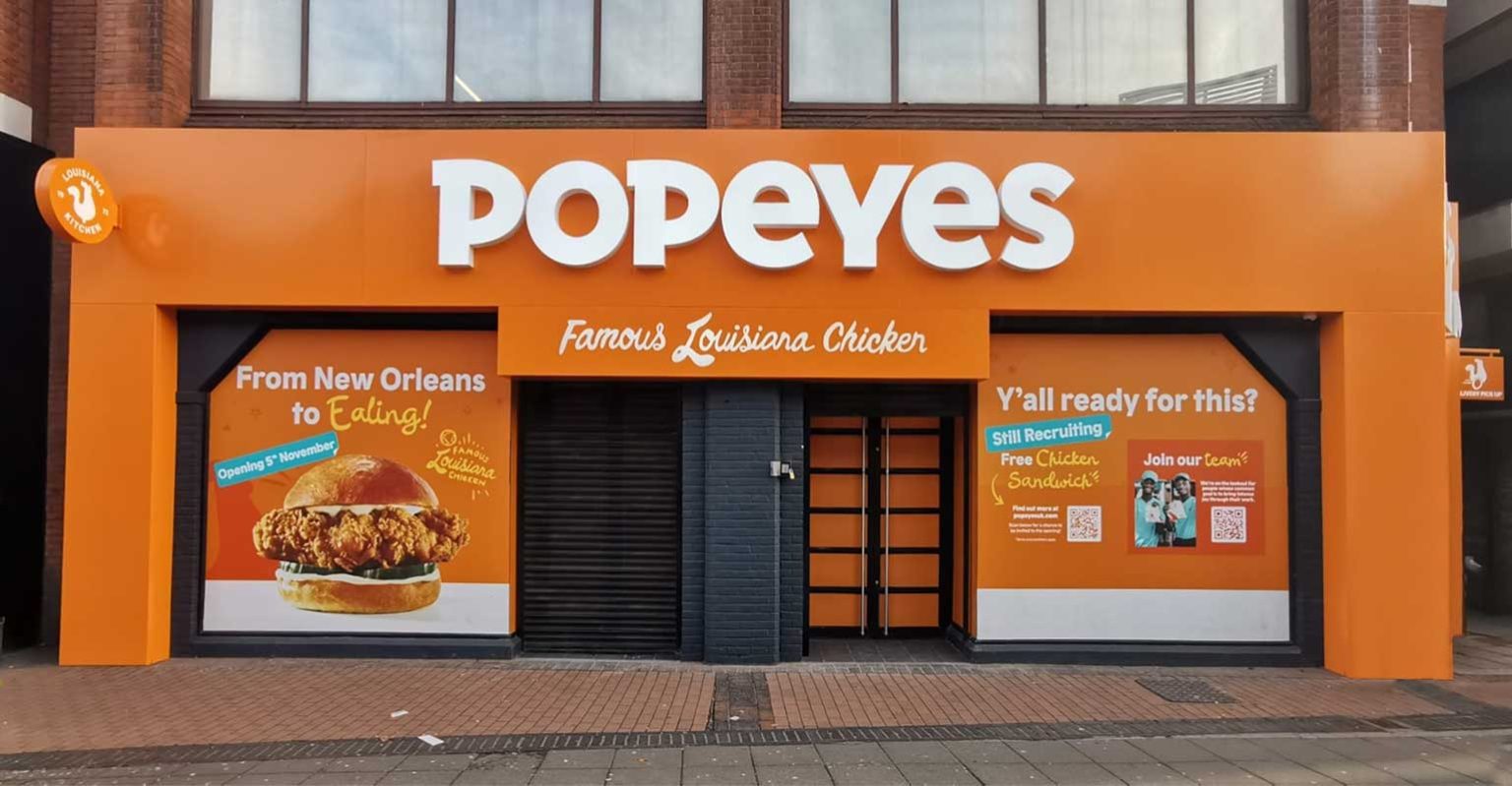 Popeyes Chicken Halal Restaurant London Ealing Feed the Lion