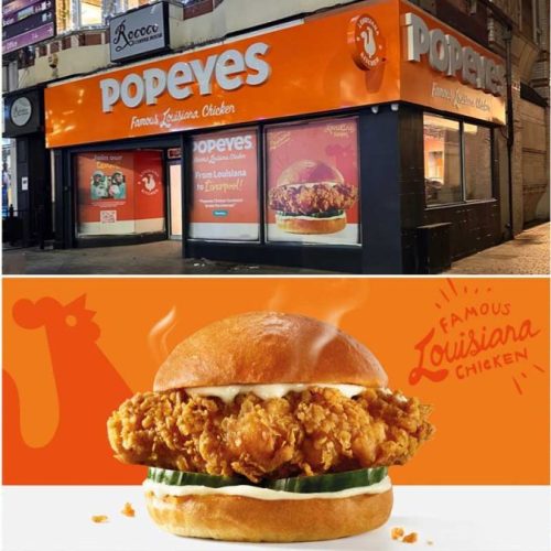 Popeyes Louisiana Burgers Halal Restaurant Liverpool
