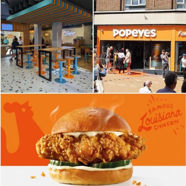 Popeyes Louisiana Kitchen Halal Chicken Restaurant chelmsford Essex
