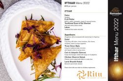 The Orangery Sapna Caterers Halal Restaurant Ritu Indian Ramadan Iftar