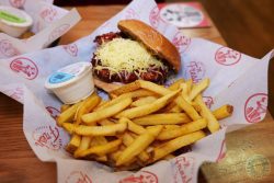 Slim Chickens Chicken Halal fast food burger restaurant Blue Water