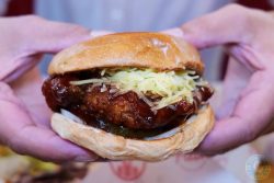 Slim Chicken Halal fast food burger restaurant Blue Water