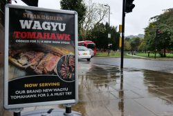 Aussie wagyu Halal beef Steak On The Green London Ealing fine dining restaurant