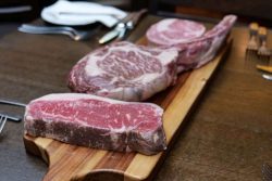 Aussie wagyu Halal beef Steak On The Green London Ealing fine dining restaurant