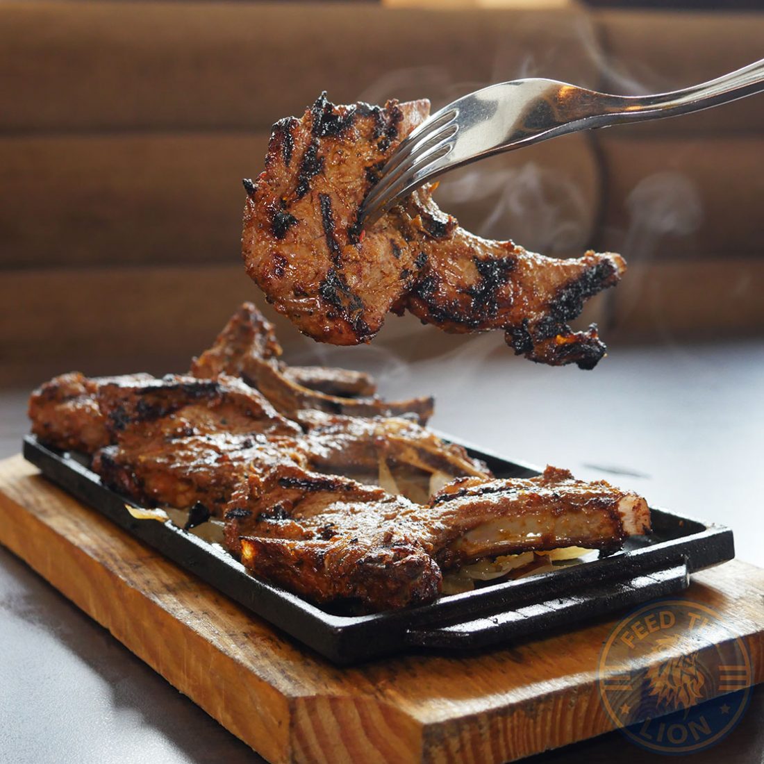 lamb chops Sahara Grill Steak burger Hounslow Halal restaurant Feed
