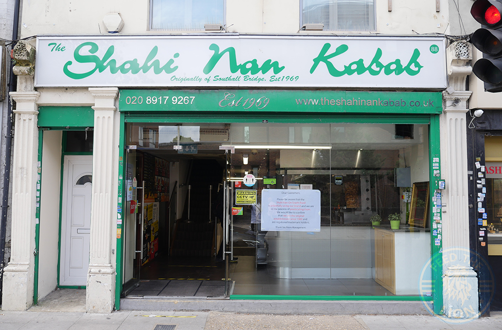 Shahi nan London doner kebab Southall Broadway Halal West London restaurant