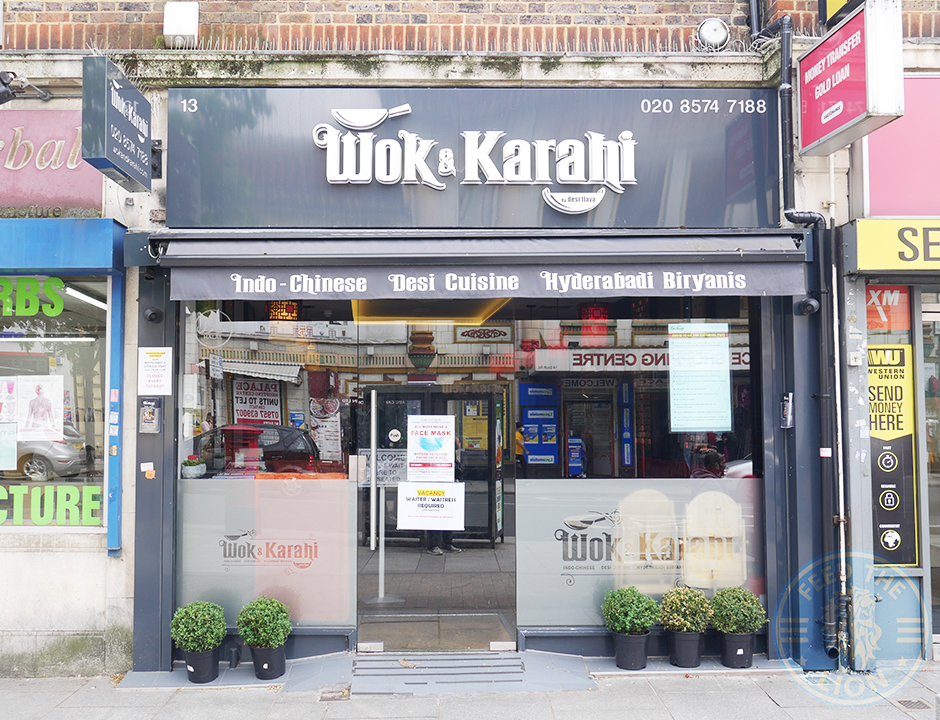 Wok & Karahi Burger Shack kebab Southall Broadway Halal West London restaurant