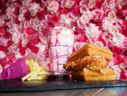 So Famous American Diner Halal Burger dessert restaurant Sheffield