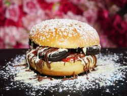 So Famous American Diner Halal Burger dessert restaurant Sheffield