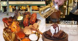 Indian Halal Saffron Street HMC restaurant Leicester London Road Food tour