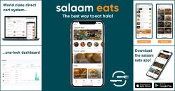 Salaam Eats Halal Restaurant Takeaways App Website Ordering System