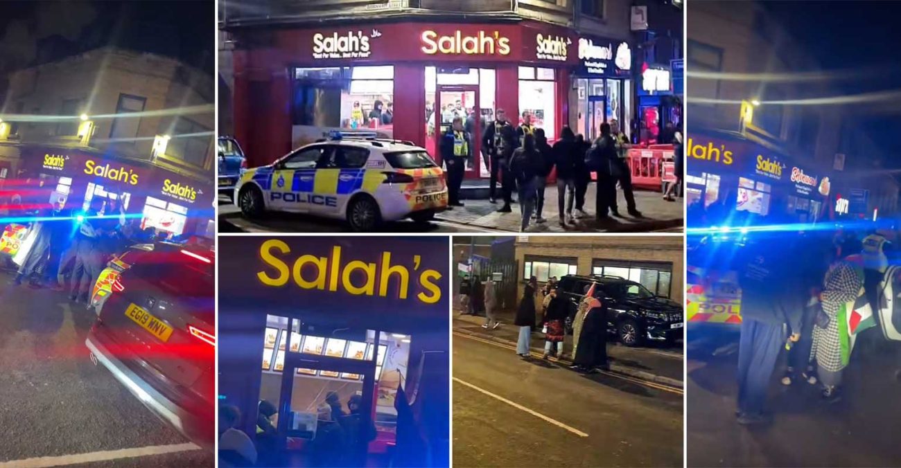 Salah's Burger Restaurant Halal Bradford Palestinian Boycott