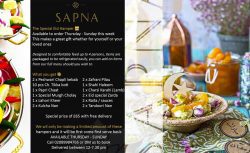 Sapna Caterers Eid Ramadan Menu