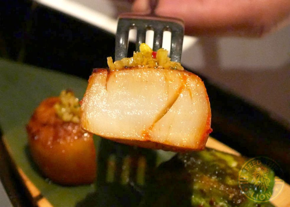 Fisherman’s Catch – pepper shrimp, crab cake, fish cafreal and grilled scallop, £16.00