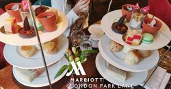 Botanical Afternoon Tea at 5* London Marriott Hotel, Park Lane