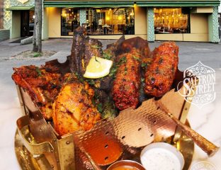 Indian Halal Saffron Street HMC restaurant Leicester London Road Food tour