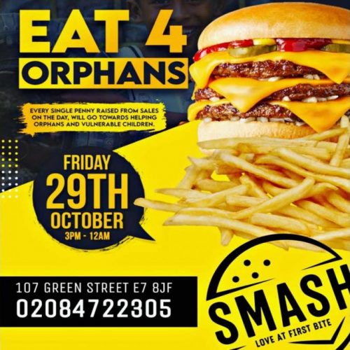 Smash Halal Burgers Restaurant Charity