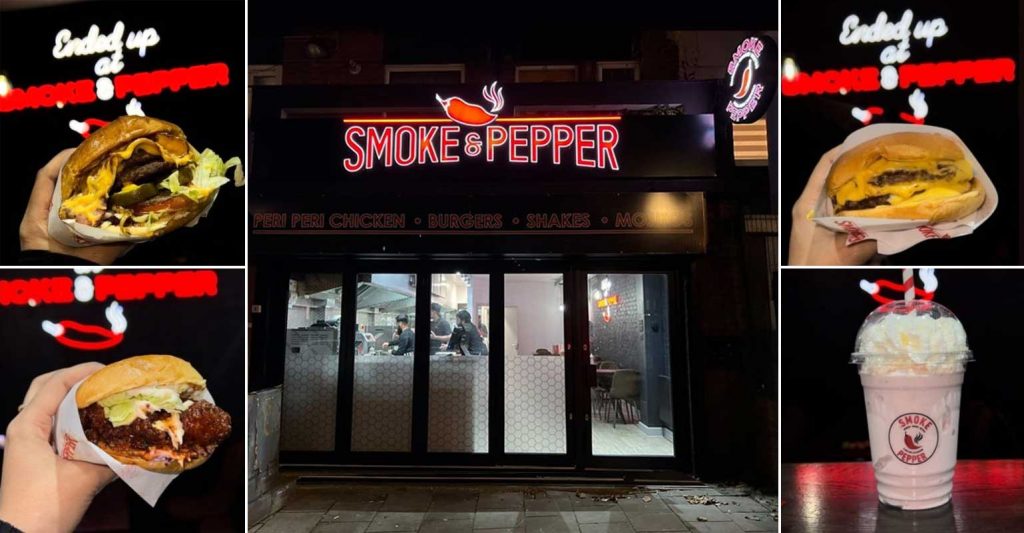 Smoke & Pepper Burgers Halal Restaurants Clapton London