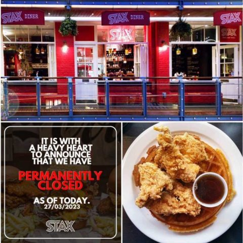 Stax Diner Halal Restaurant London Carnaby Kingly Court Closes