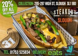 steakout harrow #StayAtHome West London collection & delivery map slough