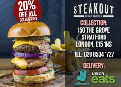 Steakout Stratford London Delivery Takeaway