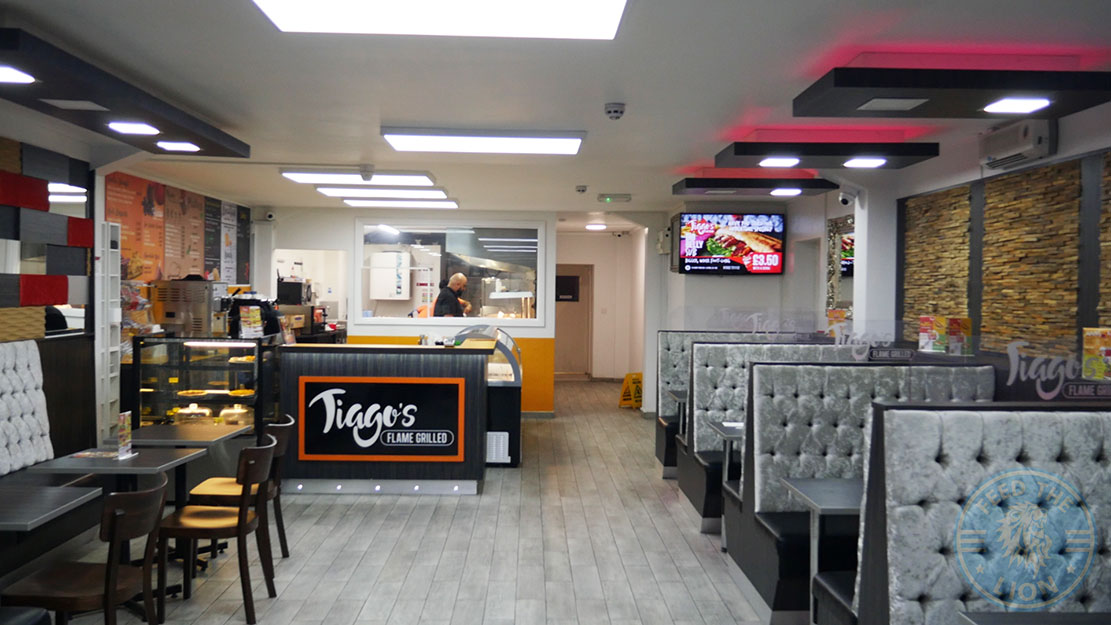 Tiago's Flame Grille Luton Halal restaurant Feed the Lion
