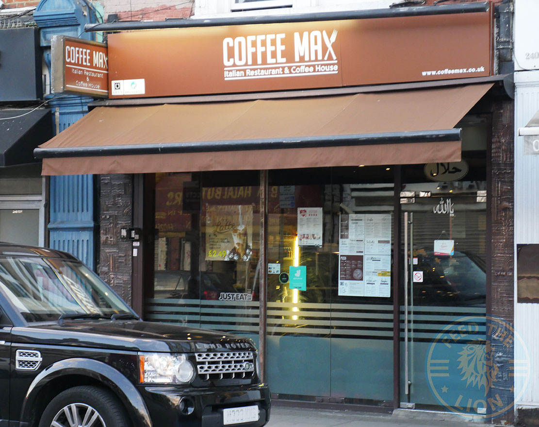 Coffee Max Tooting Broadway Halal restaurants Feed the Lion