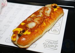 hot dog Two Buns Burger Halal HMC restaurant Ealing Broadway London burgers