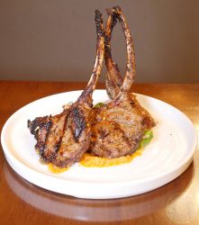 lamb chops Tarragon Bistro Mediterranean Hall Green, Birmingham Halal fine dining French Steak restaurant