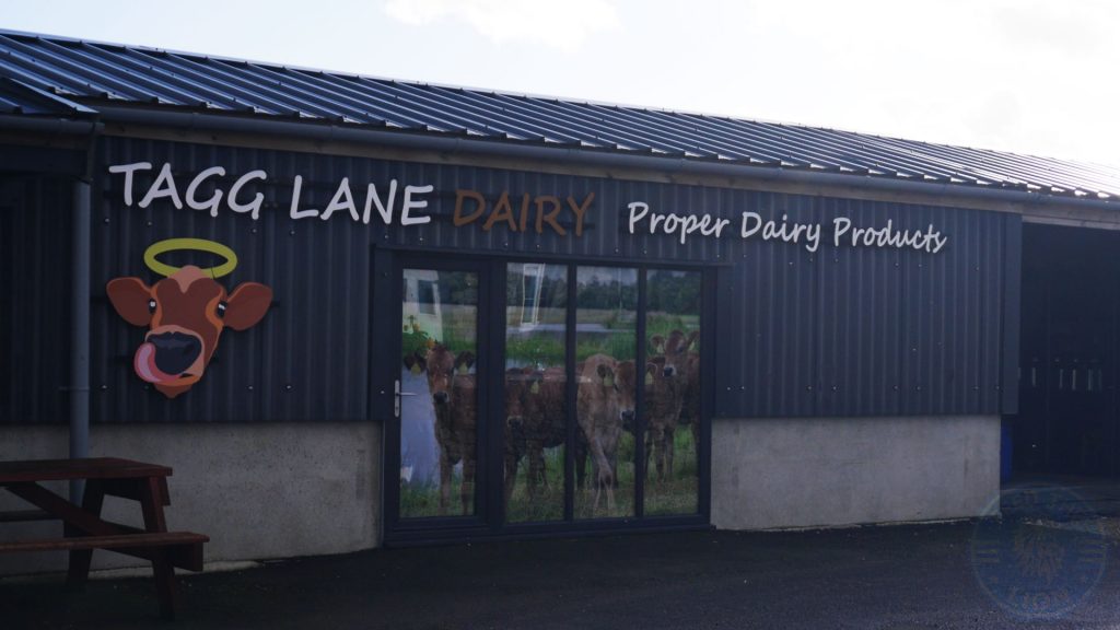 Tagg lane dairy Ice Cream Gelateria cafe Peak District Award Winning raw milk farm