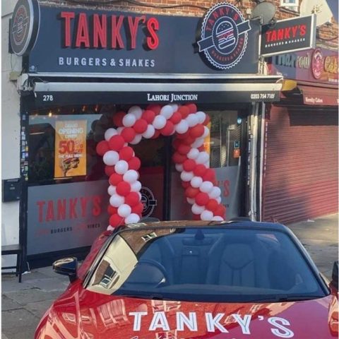 Tanky's Burgers Halal Restaurant London Hounslow