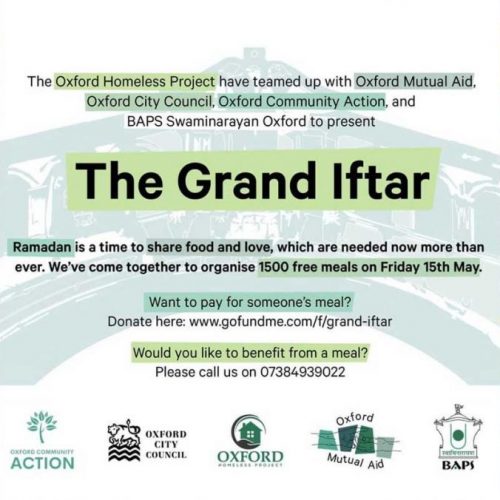 The Grand Iftar Oxford Homeless Project Ramadan