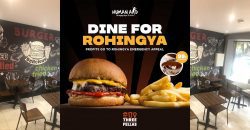 Three Fellas Burgers London Human Aid Rohingya