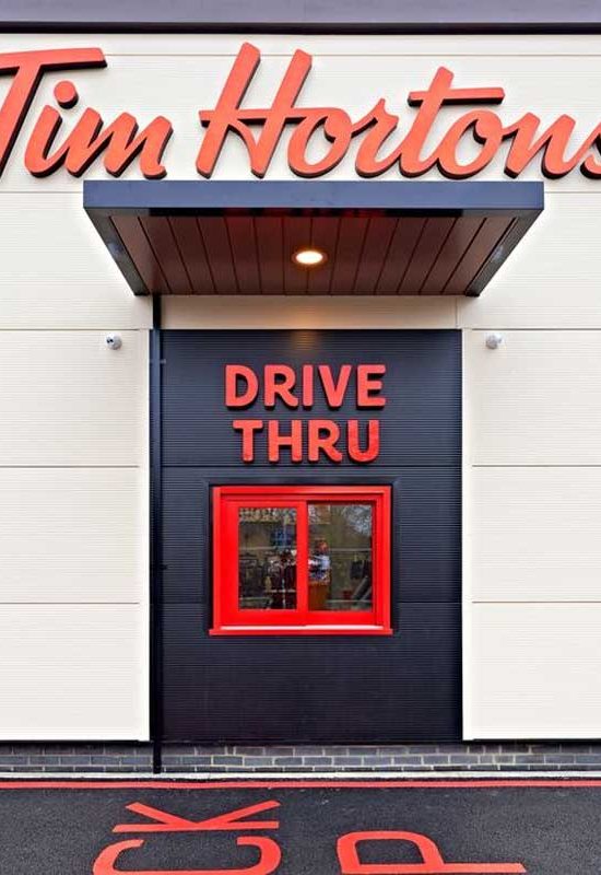 Tim Hortons to open in Harlow this Spring then Mansfield Feed the Lion