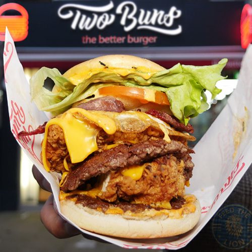 beast Two Buns Burger Halal HMC restaurant Ealing Broadway London burgers