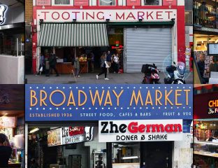 Tooting High Street London Market Broadway